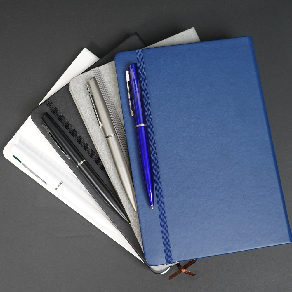 Notebook with metal pen Gift box GBU01